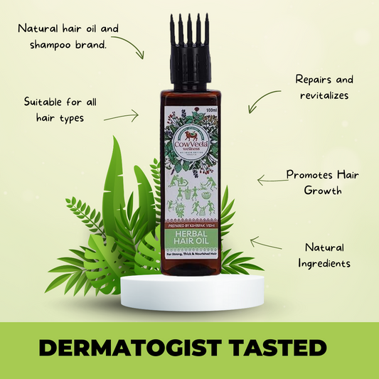 Cowveda's Herbal Hair Oil (100ml)