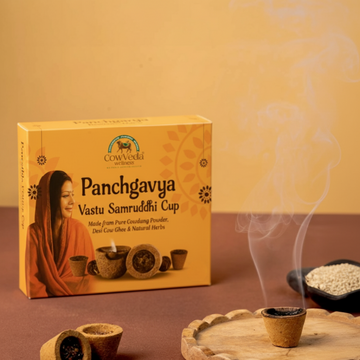 Panchgavya Vastu Samruddhi Dhoop cup (1 Pack - 12 Cups)