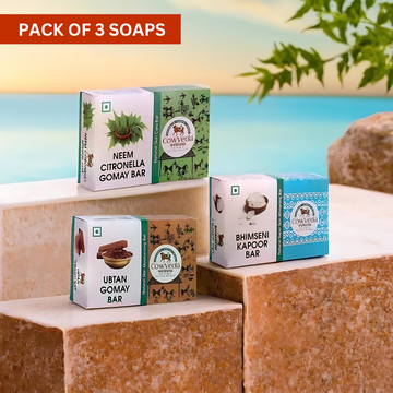 Pack of 3 Organic Soaps (100gm each)