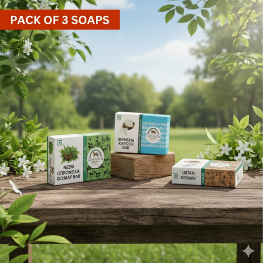 Pack of 3 Organic Soaps (100gm each)