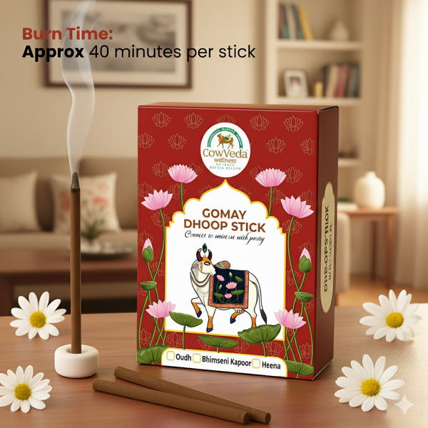 Premium Gomay Dhoop Stick (Bamboo Less)