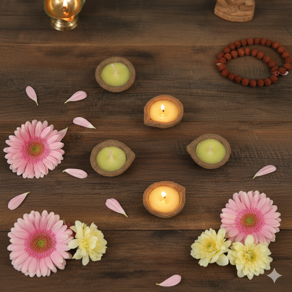 CowVeda's Panchgavya Deepak With Ghee