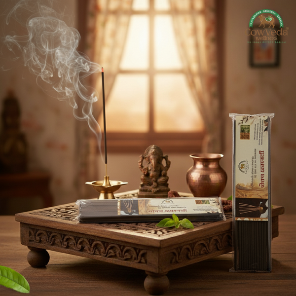 Gomay Natural Agarbatti (Bamboo Less 100gm)