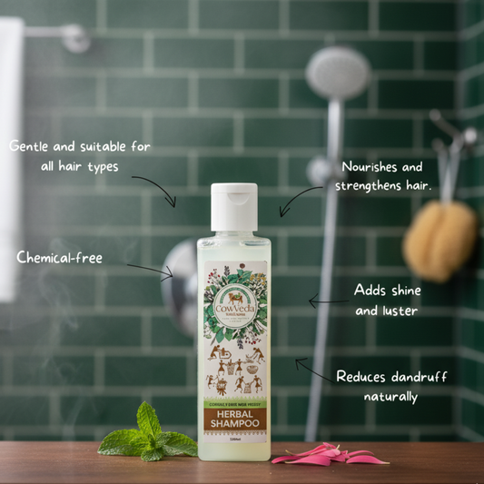 Cowveda's Herbal Shampoo (100ml)
